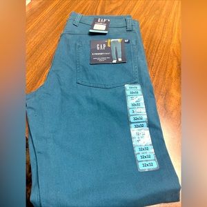 Gap Men's Slim Fit 5 Pocket Soft Stretch Pant Size 32 x 32 Majolica Blue
